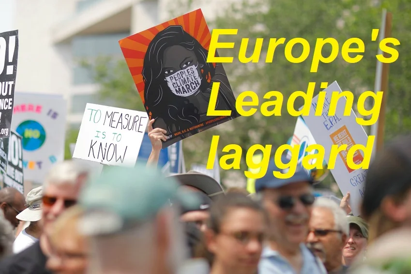 Red Alert! We’re Europe’s leading…Climate Change Laggard